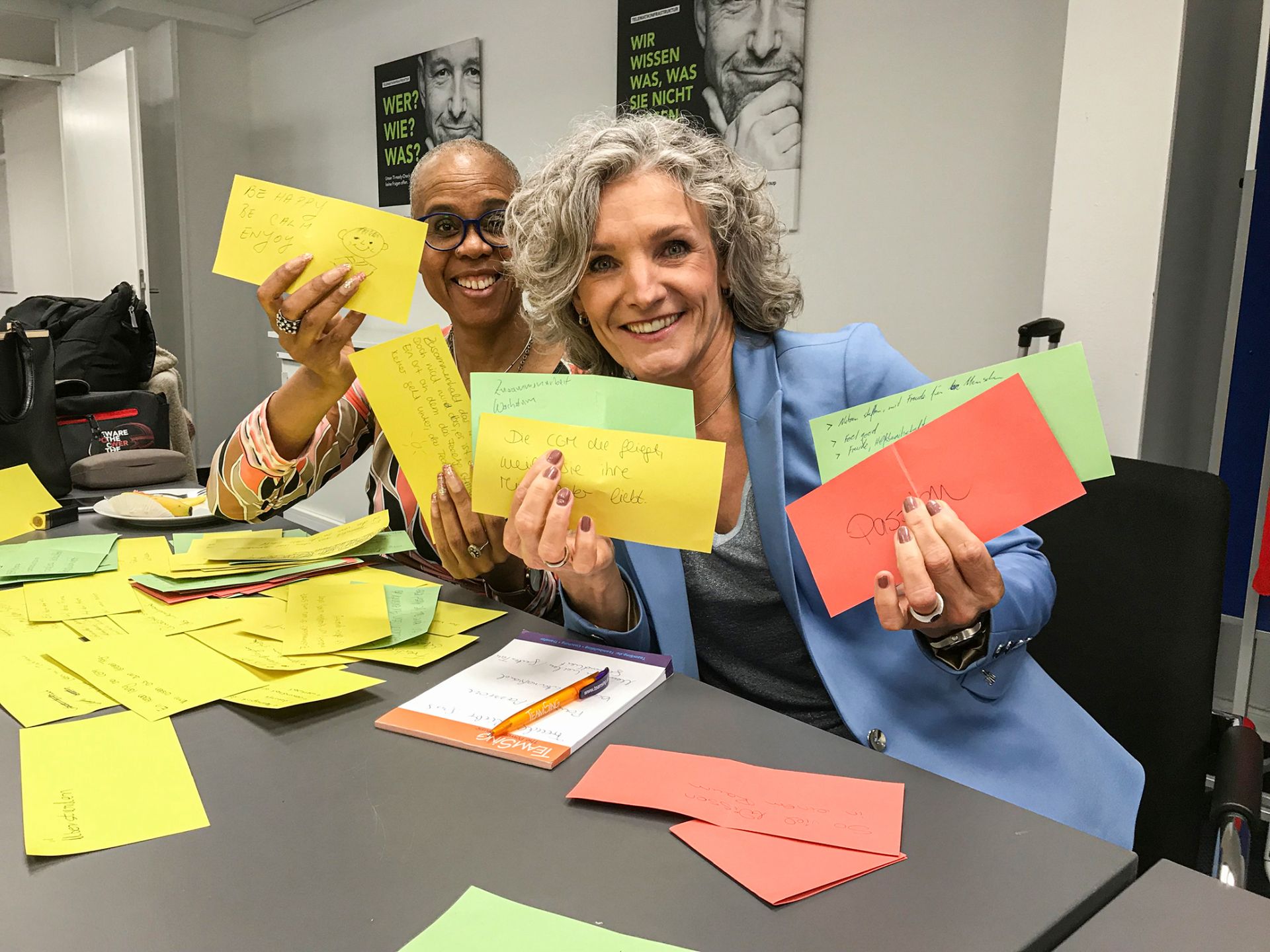 TeamSing Workshops setzen viel Kreativität für den Transfer in den Arbeitsalltag frei